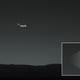 Image for article titled Curiosity captures its first photo of Earth from the surface of Mars
